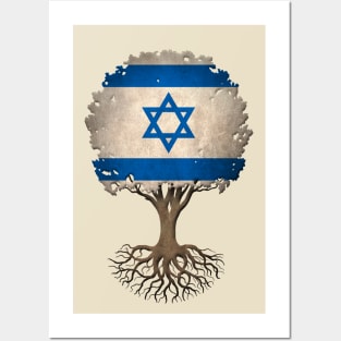 Tree of Life with Israeli Flag Posters and Art